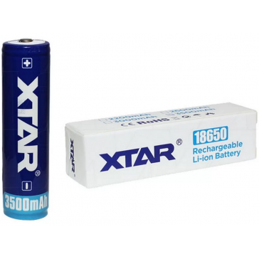 XTAR - Επαναφορτιζόμενη μπαταρία 18650 3500mAh με προστασία