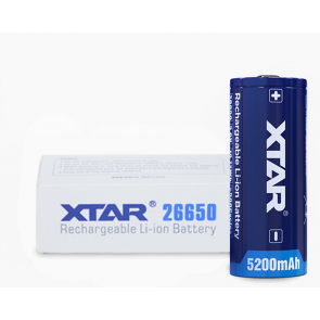 XTAR - Επαναφορτιζόμενη μπαταρία 26650 5200mAh